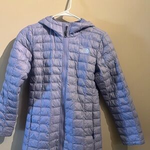 The North Face Lavender Quilted Jacket (Girls)